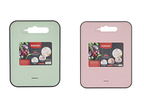 "Attribute" Доска разделочная  "FIBER" 23x30см с ножеточкой, цв.ассорт.