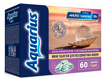 "Aquarius" Таблетки для ПММ "Сила минералов + Активный кислород All in1" 60шт.