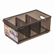 "Econova" Органайзер с разделителями "Optima" 5л, 30.5х16,5х12,9см, цв.коричневый