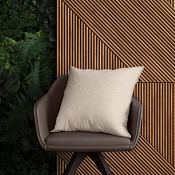 "Рогожка" Подушка декоративная 40х40см, цв.жемчуг