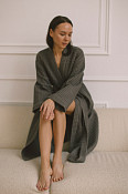 Халат "Бохо. Кимоно" женский цв.графит, размер 44-46