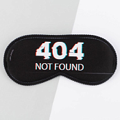 Маска для сна "Not found" 19,3х9,5см