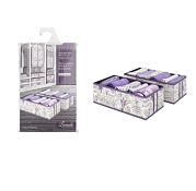 "VALIANT" LAVANDE Набор коробов стеллажных без крышки 2шт, 15х31х31см