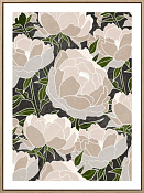 Декор. изобр. "Пионы" 40х60х2,5см